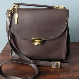 Jack Georges Leather Crossbody Handbag